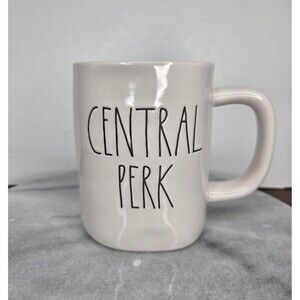 Rae Dunn Central Perk Friends Mug Artisan Collection Pink Coffee Cup Ceramic